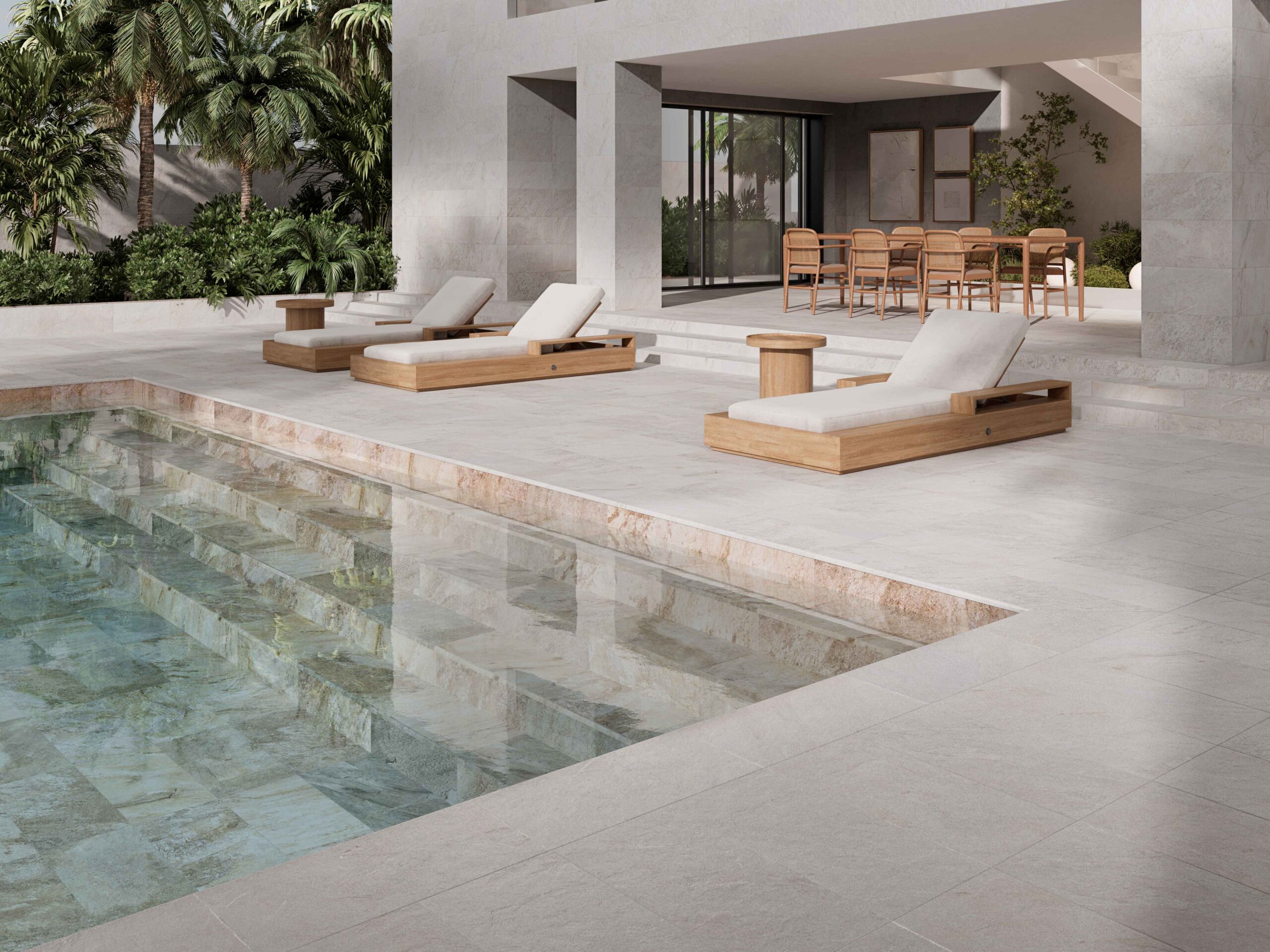 Kúpeľňa s dlažbou a obkladom kolekcie Palmspring od Ecoceramic (3)