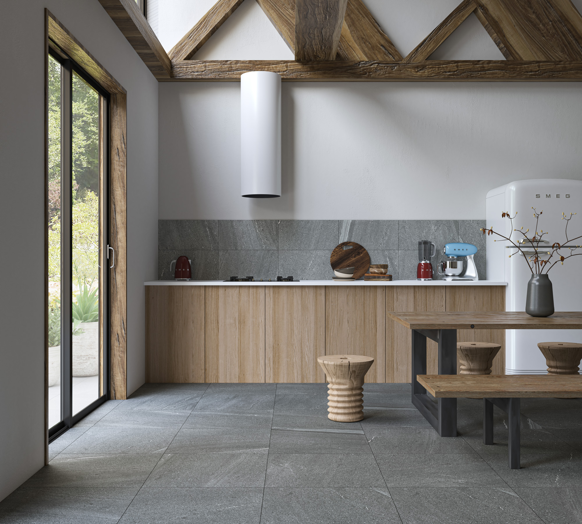 Moderná kúpeľňa s kolekciou Ecoceramic Dynamic v neutrálnych tónoch (5)
