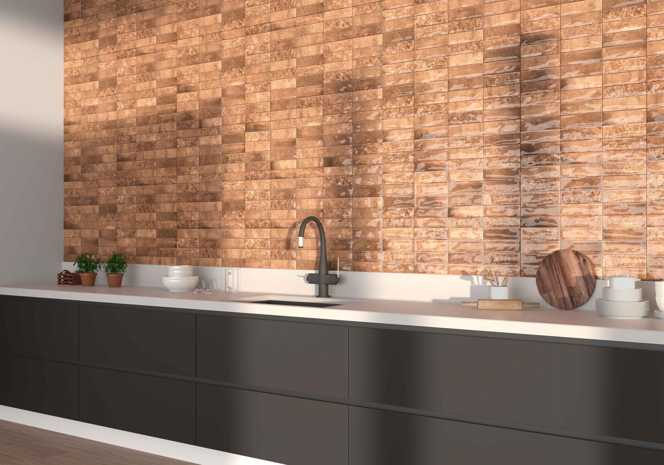 Neutrálny interiér kúpeľne s dlažbou Nexti White od Ecoceramic (2)