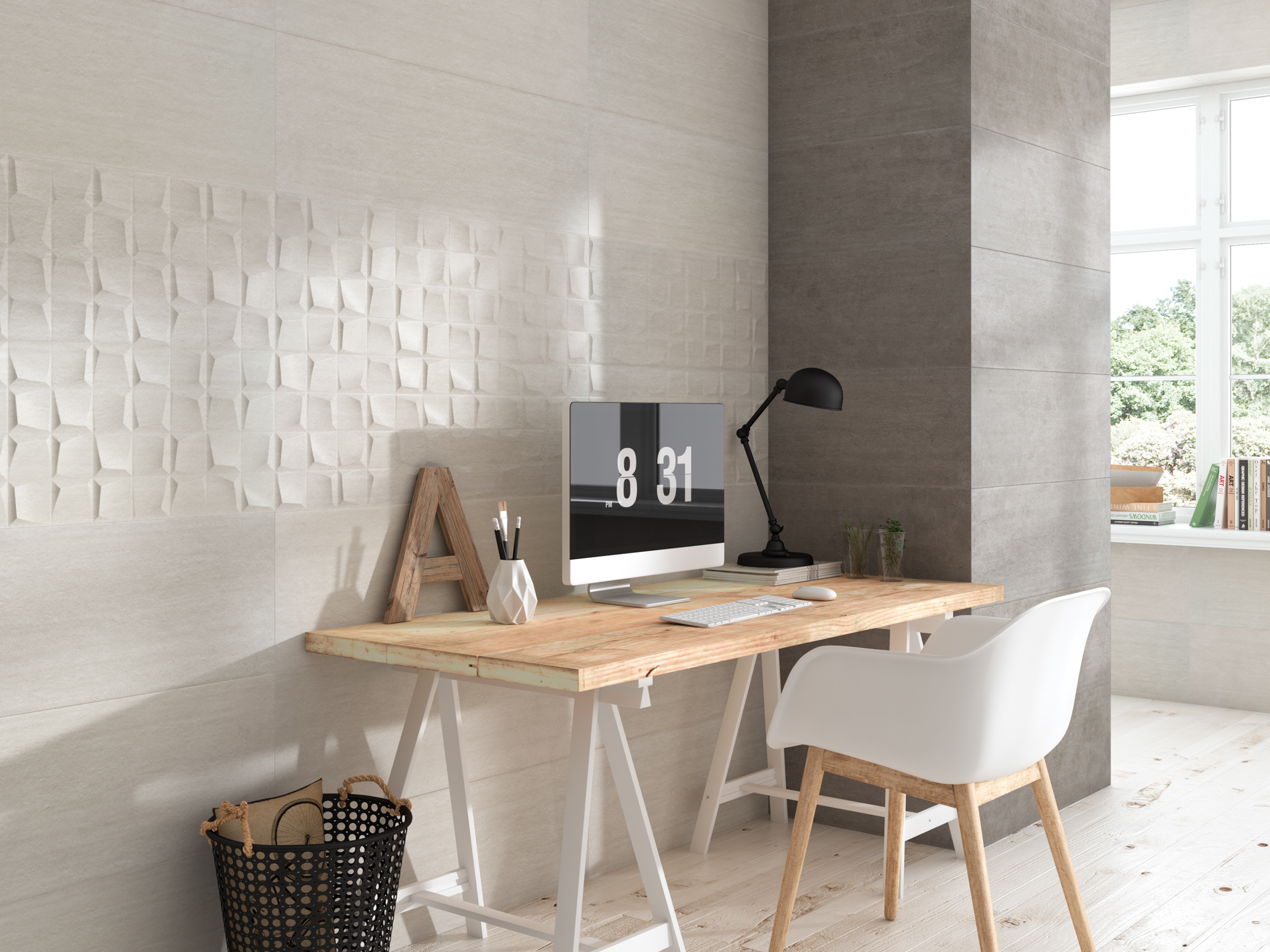 Kúpeľňa s neutrálno-teplými dlaždicami Cromatica od Ecoceramic (13)