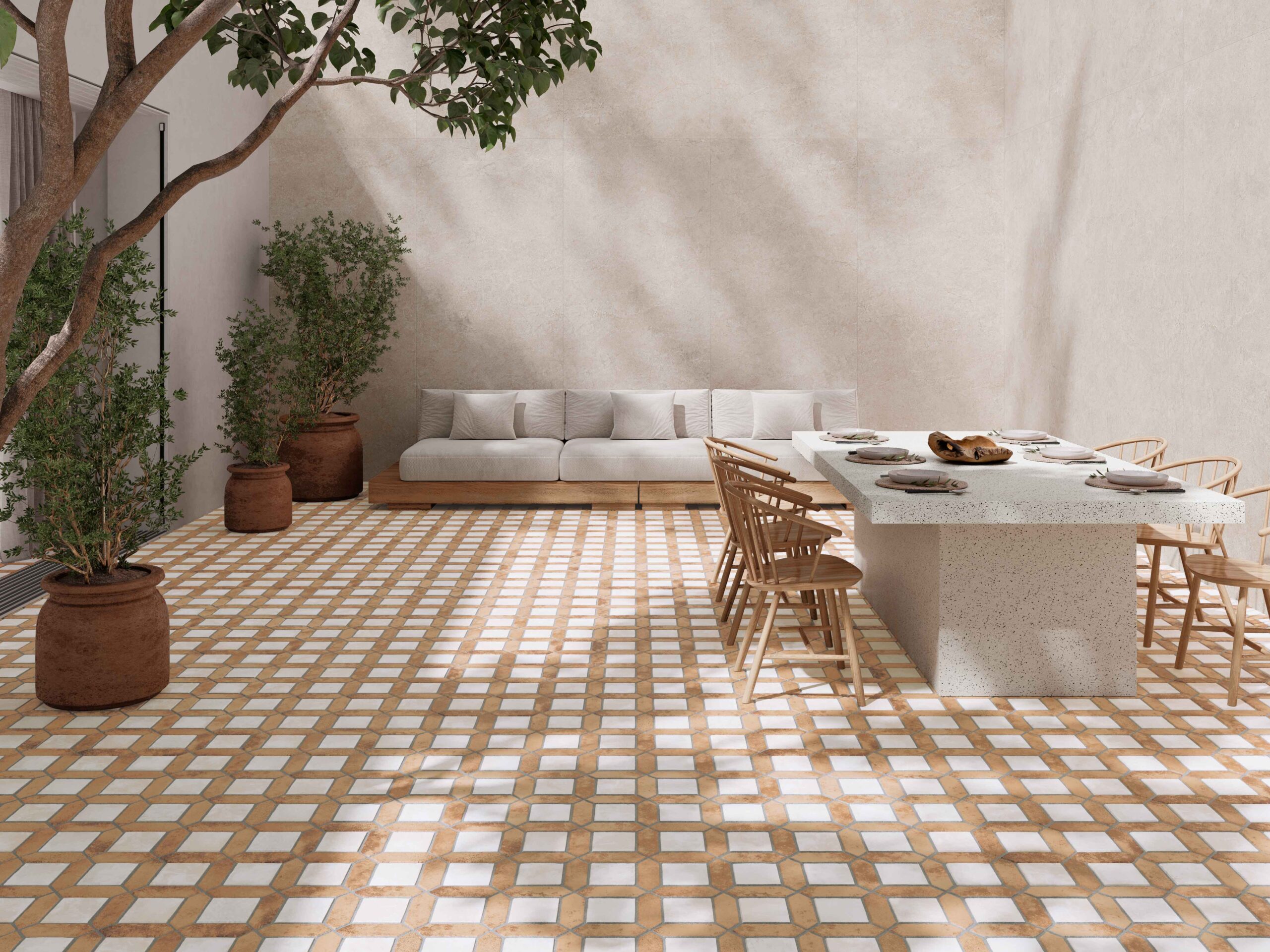 Kúpeľňa s neutrálnymi porcelánovými obkladmi Olympus od Ecoceramic (3)
