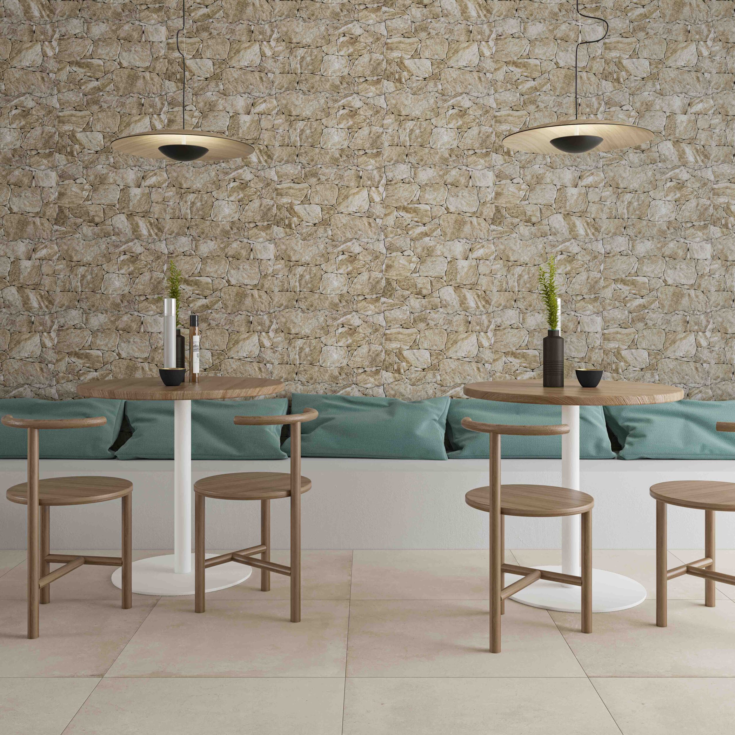 Kúpeľňa s neutrálnymi odtieňmi kolekcie Ecoceramic Bancal a jemným mixom farieb (2)