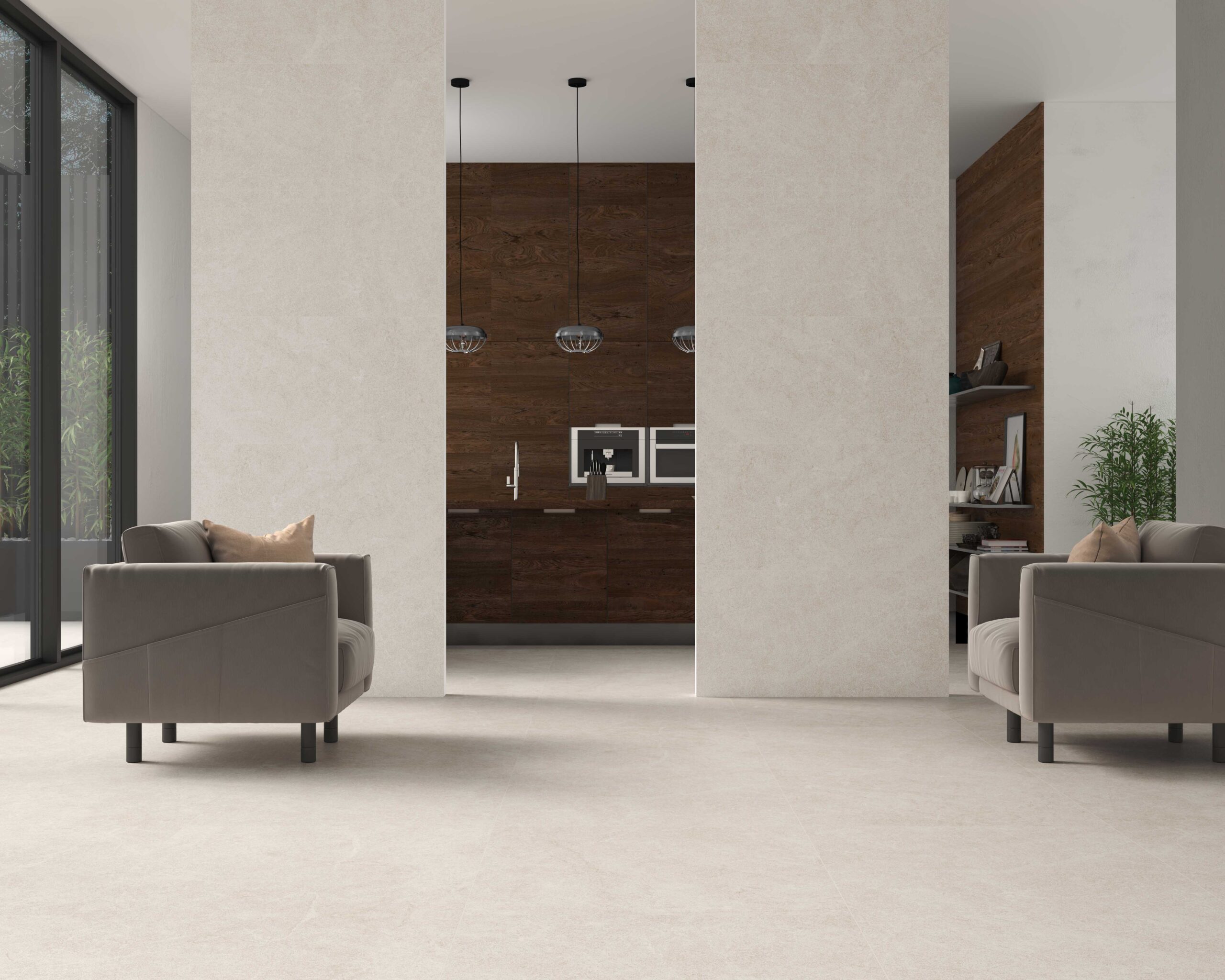 Kúpeľňa so svetlými porcelánovými obkladmi Zarci v odtieňoch Beige a Hueso (4)