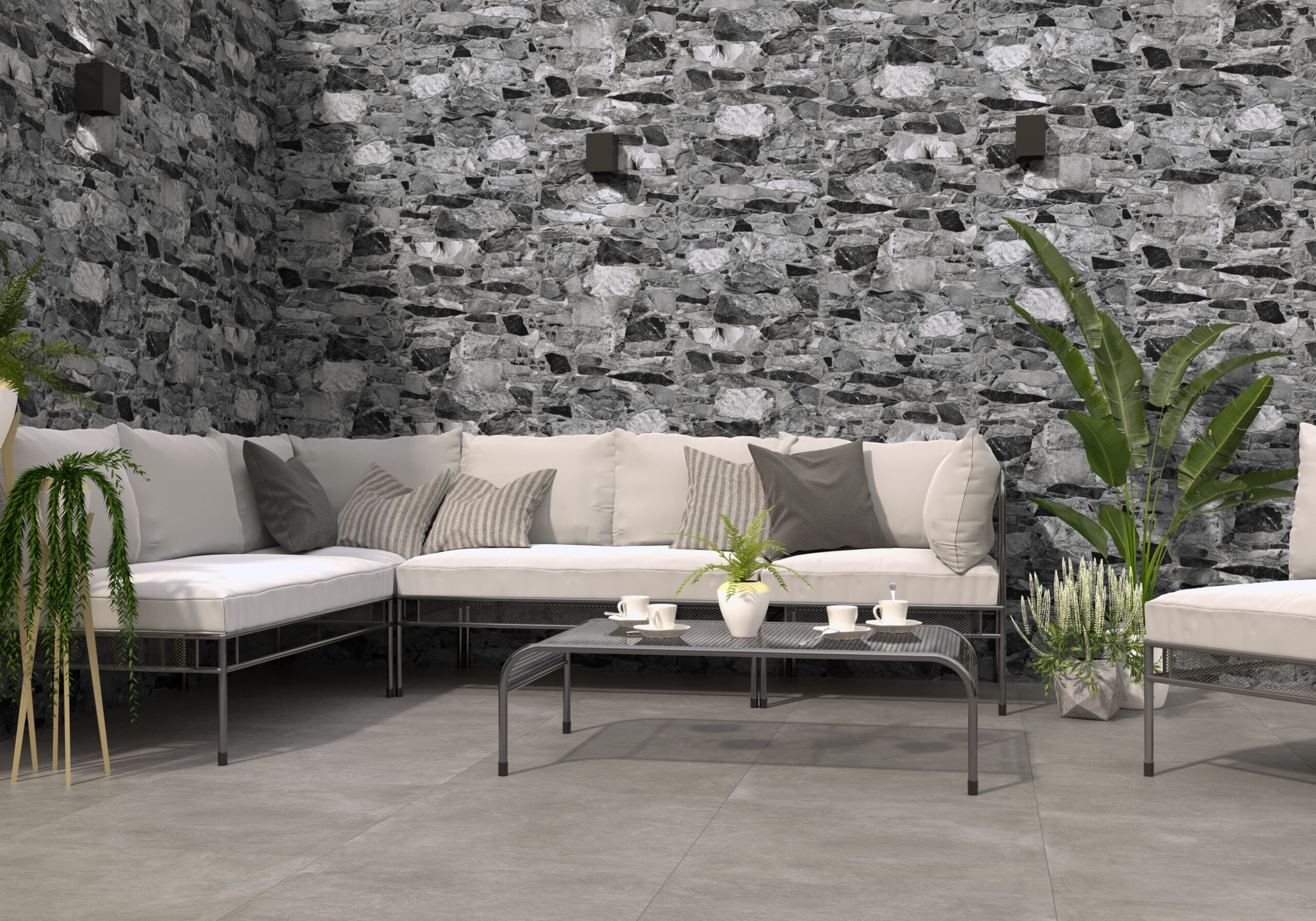 Kúpeľňa s porcelánovými obkladmi Ecoceramic Rambla v neutrálnych odtieňoch (3)
