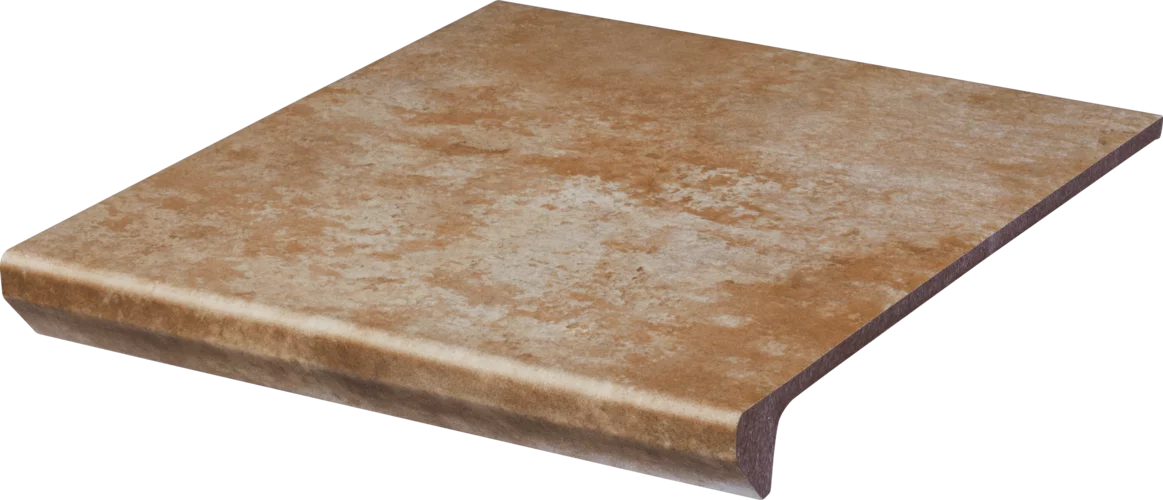 Kúpeľňa s teplými klinkierovými dlaždicami v odtieňoch beige, ochra a brown (7)