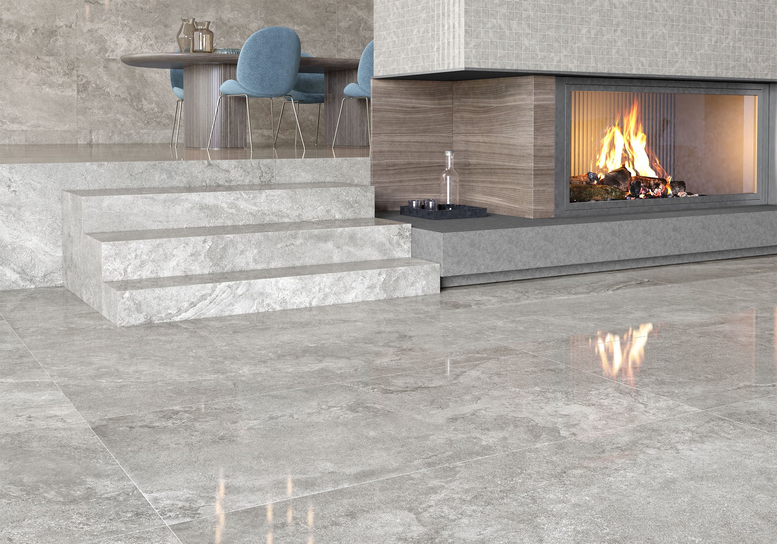 Kúpeľňa s neutrálnymi porcelánovými dlaždicami Capadocia v odtieňoch white, sand a tan (5)