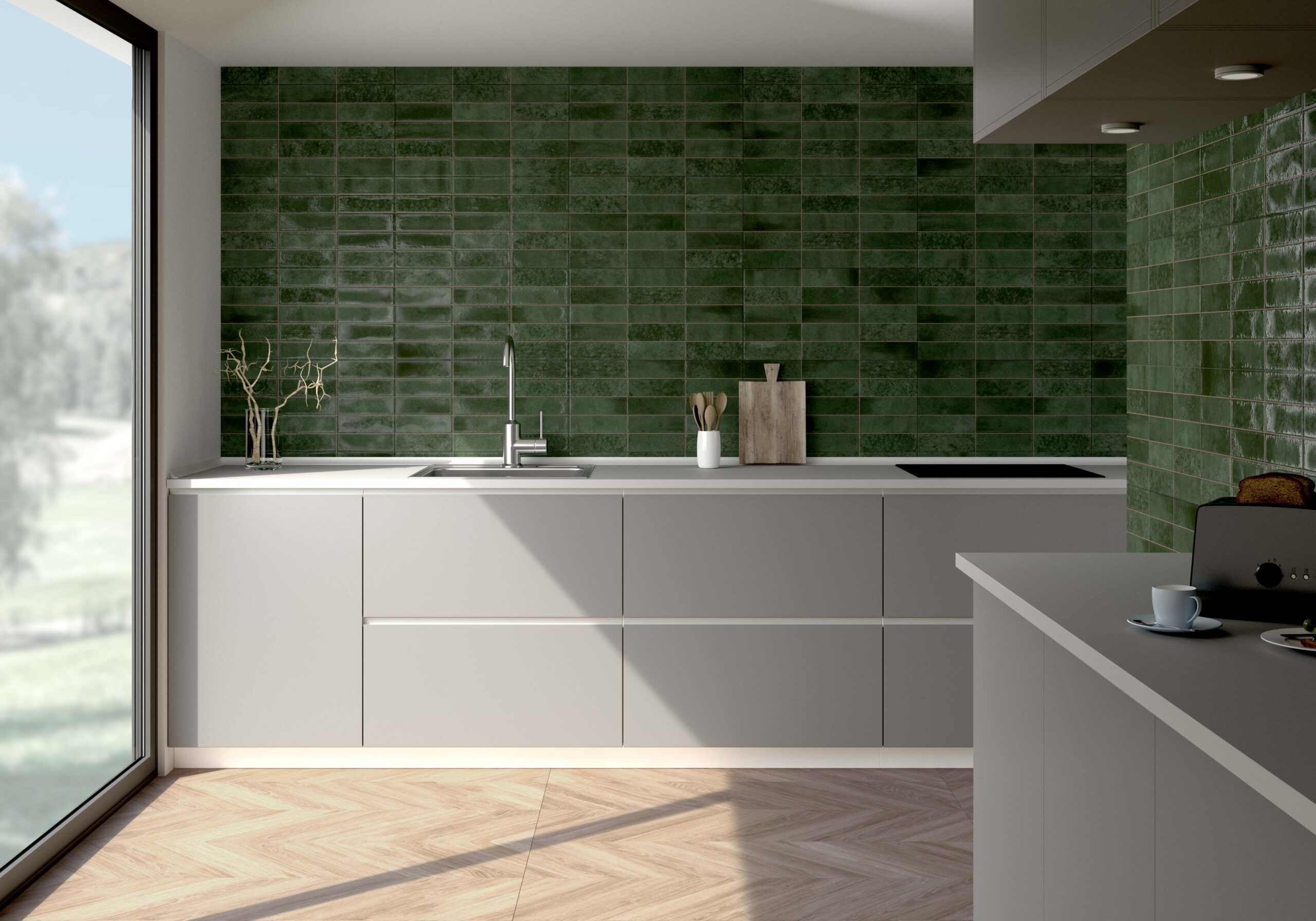 Neutrálny interiér kúpeľne s dlažbou Nexti White od Ecoceramic (3)