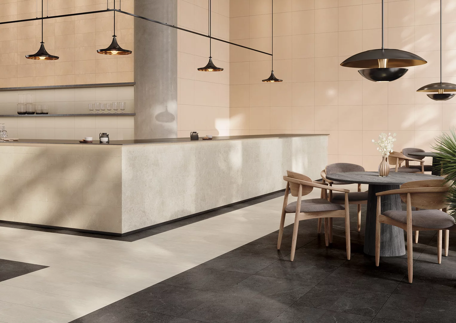Minimalistická kúpeľňa s betónovým vzhľadom Archicross Concrete (3)