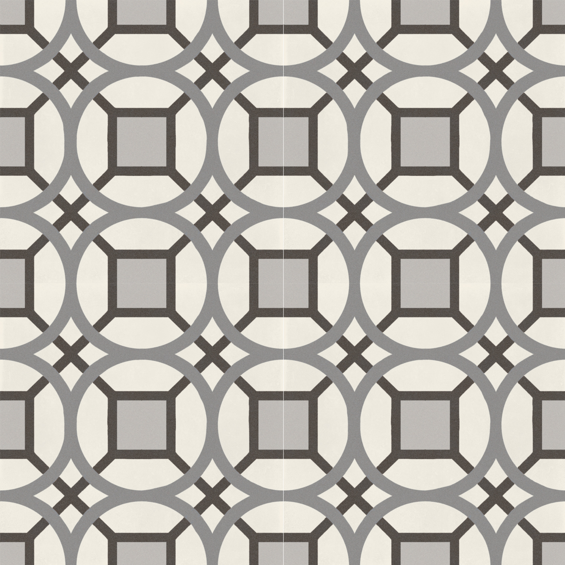 Kúpeľňa s grafickou cementovou dlažbou Marazzi D_Segni 20×20 cm (4)